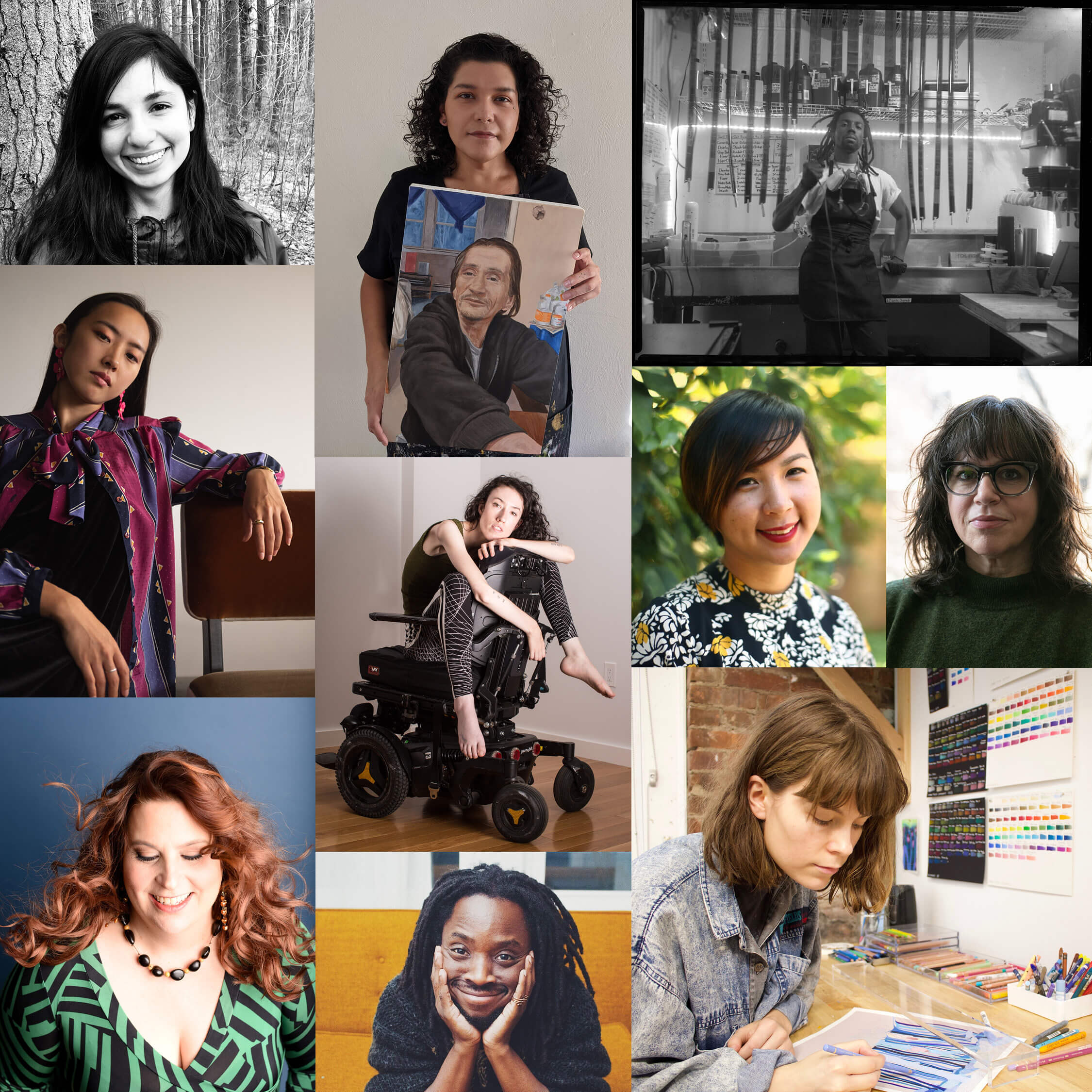 2021 Fellows collage collage of 10 photos of 2021 Fellowship recipients