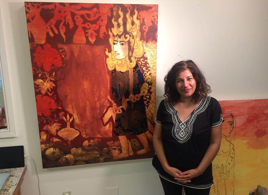 Samira Abbassy (’16) Readies for Show in Iran