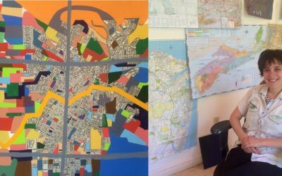 Becky Brown (’16): Painting Abstract Maps