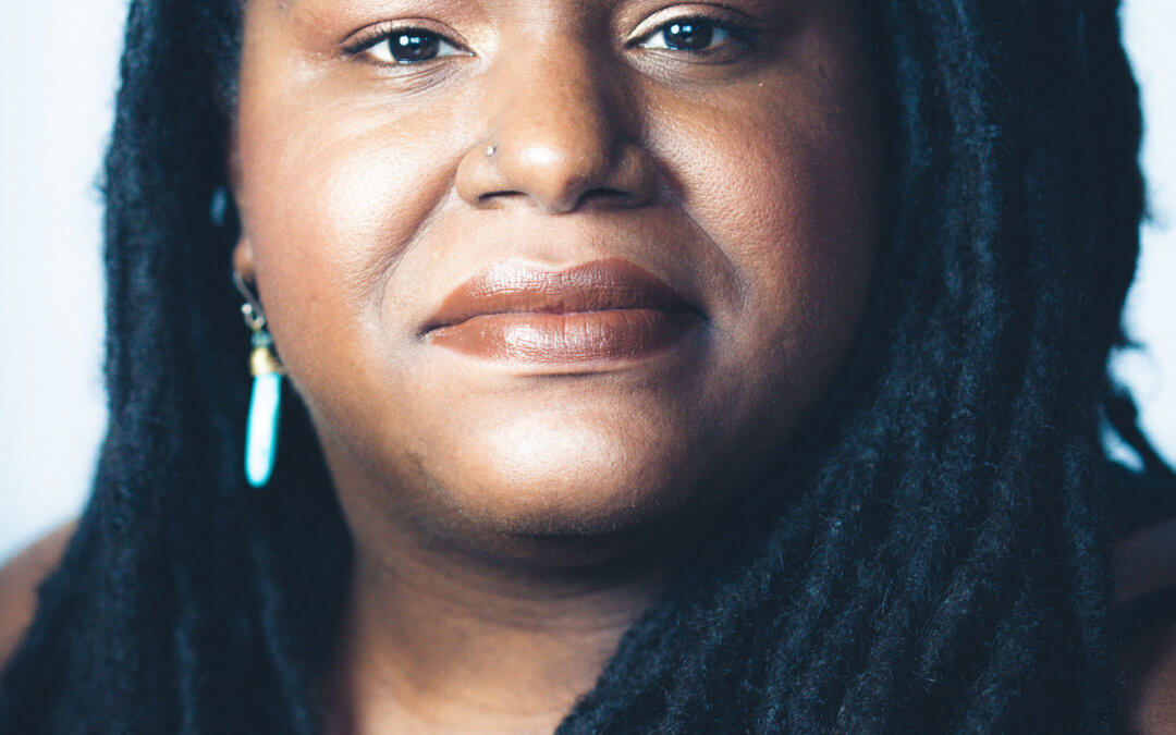 Poet DéLana Dameron (’09) at the Downtown Writers Center