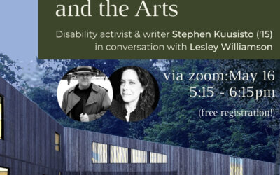 A conversation about disability and the arts: May 16