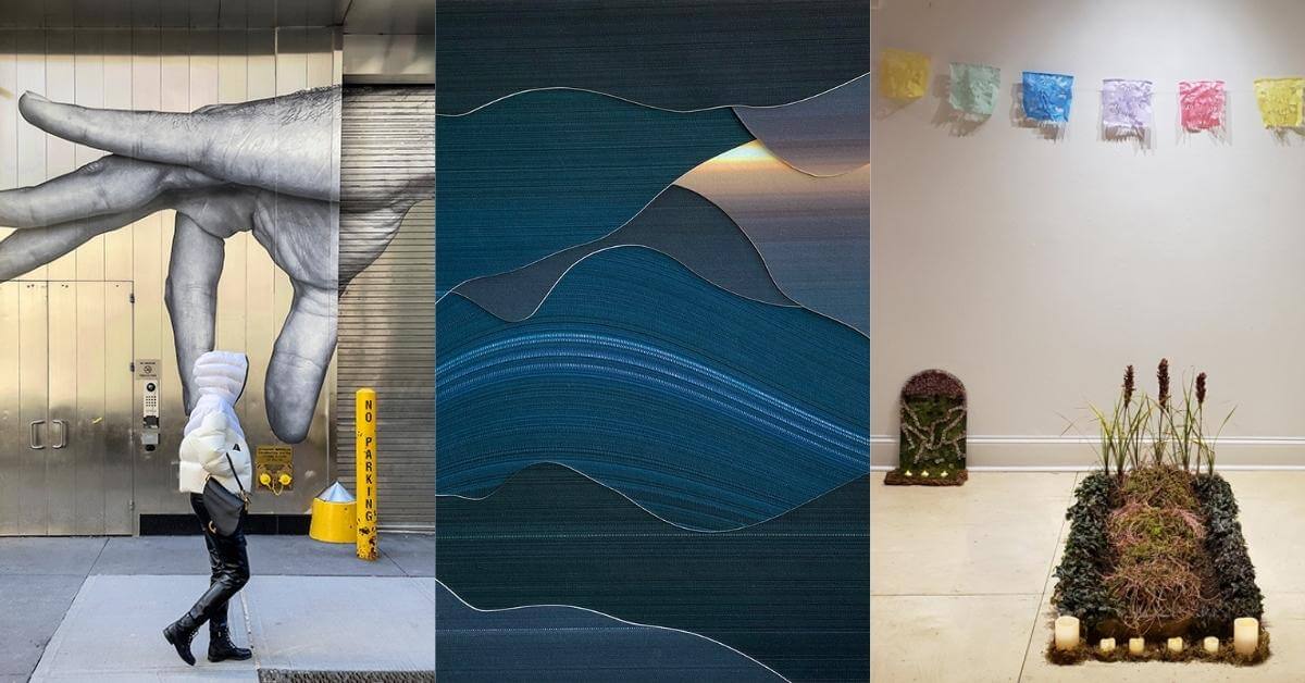 works by Adele Quartley Brown, Matt Frieburghaus, and Brianna Hernandez