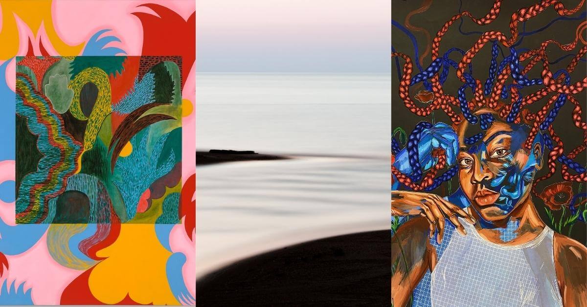 works by Debbie Kenote, Michael Zuhorski, and Maryam Adib