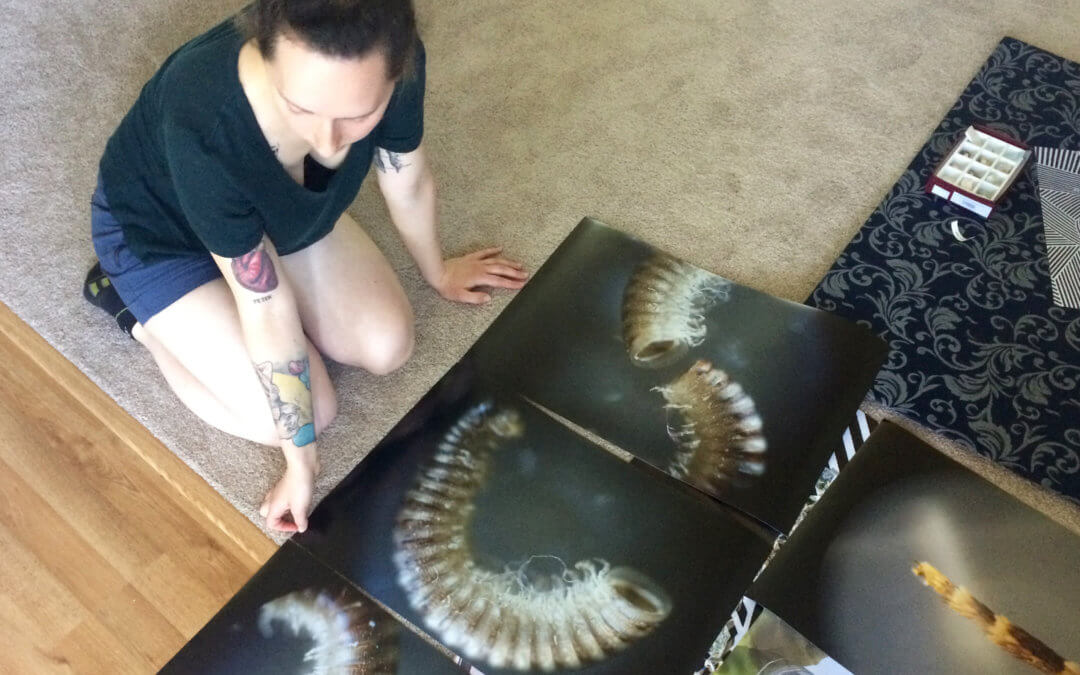 Photographer Rachel Fein Smolinski (’16) at The Griffin Museum