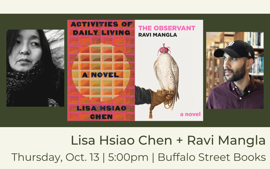 Lisa Chen (’18) and Ravi Mangla (’18) reading in Ithaca