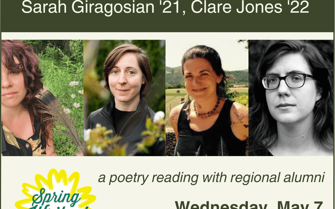 Spring Writes: a poetry reading with regional alumni