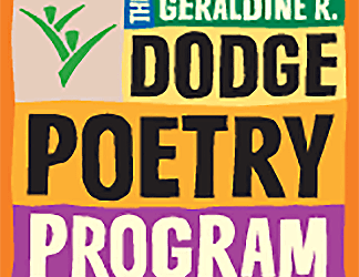 Tina Chang (’06), Bushra Rehman (’11) , and Ron Villanueva (’17) at Dodge Poetry Fest