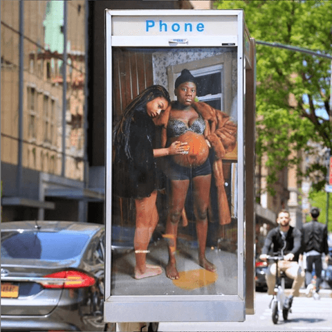 Nydia Blas Boyd (’15) replaces ads with artwork