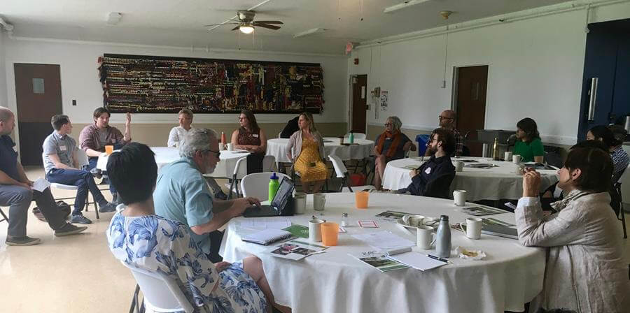 Residency meet-up at Bethany Arts Community